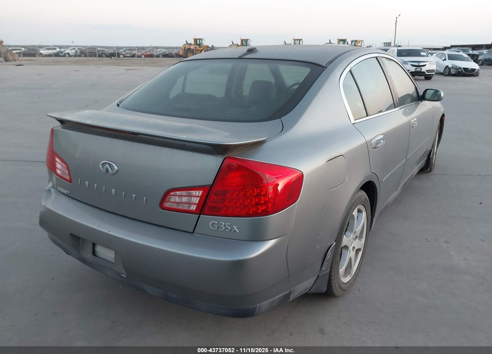 2004 INFINITI G35X VIN: JNKCV51F34M718086