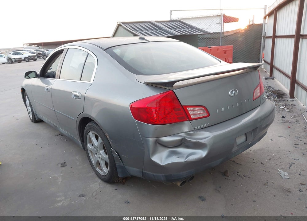 2004 INFINITI G35X VIN: JNKCV51F34M718086