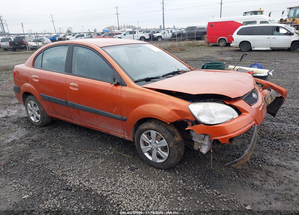 2009 KIA RIO LX VIN: KNADE223X96485485
