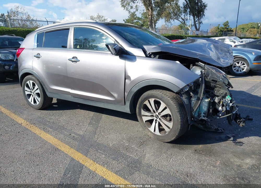 2013 KIA SPORTAGE EX VIN: KNDPC3A29D7434678