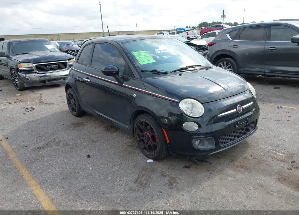 2013 FIAT 500 SPORT VIN: 3C3CFFBR5DT607308