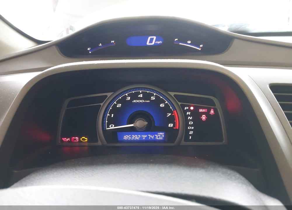 2007 HONDA CIVIC VIN: 2HGFG12677H522807