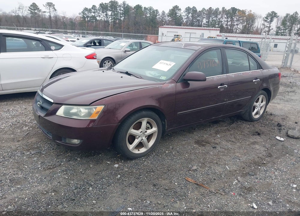 2006 HYUNDAI SONATA GLS V6/LX V6 VIN: 5NPEU46F76H104087