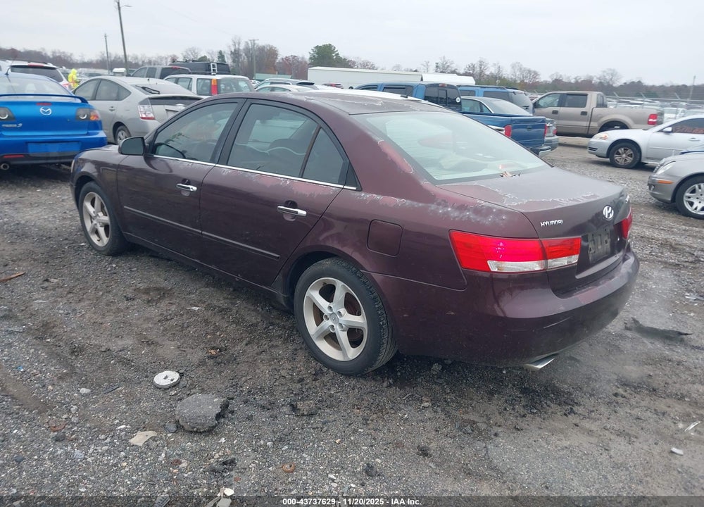2006 HYUNDAI SONATA GLS V6/LX V6 VIN: 5NPEU46F76H104087