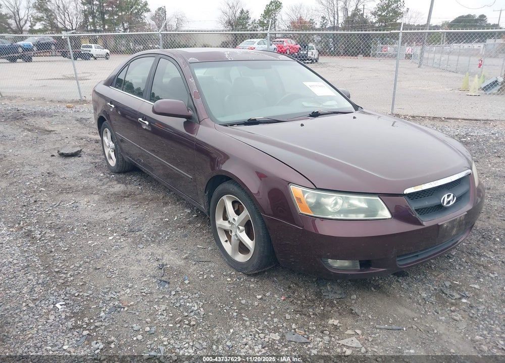 2006 HYUNDAI SONATA GLS V6/LX V6 VIN: 5NPEU46F76H104087