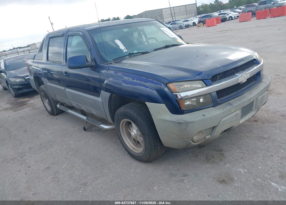 2002 CHEVROLET AVALANCHE 1500 VIN: 3GNEC13T92G284355