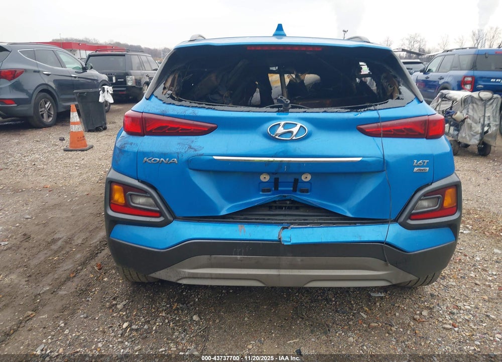 2019 HYUNDAI KONA LIMITED VIN: KM8K3CA5XKU220474