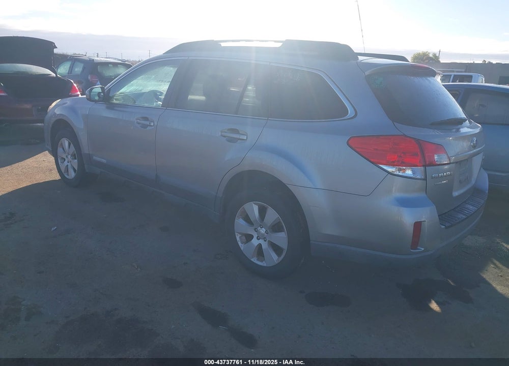 2011 SUBARU OUTBACK 2.5I PREMIUM VIN: 4S4BRBGC3B3398280