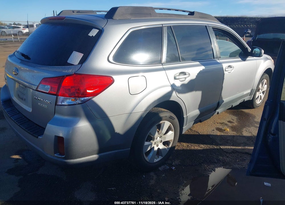 2011 SUBARU OUTBACK 2.5I PREMIUM VIN: 4S4BRBGC3B3398280
