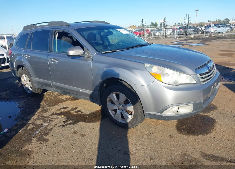 2011 SUBARU OUTBACK 2.5I PREMIUM VIN: 4S4BRBGC3B3398280