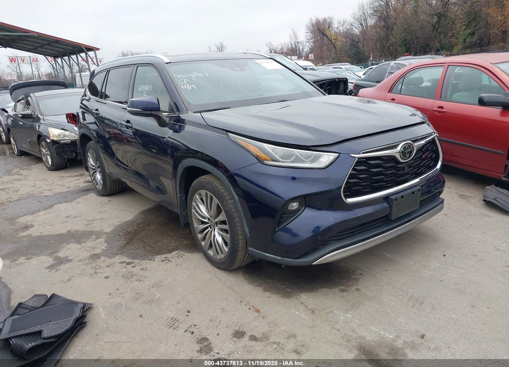 2021 TOYOTA HIGHLANDER PLATINUM VIN: 5TDFZRBH3MS124743
