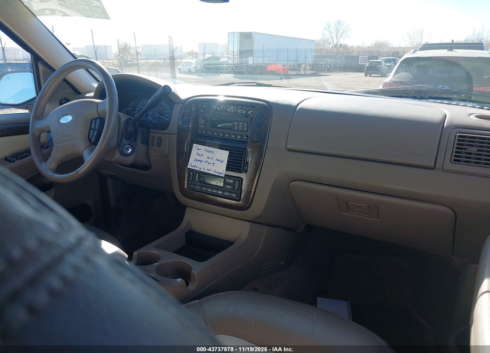 2002 FORD EXPLORER EDDIE BAUER VIN: 1FMZU64K32ZC70411