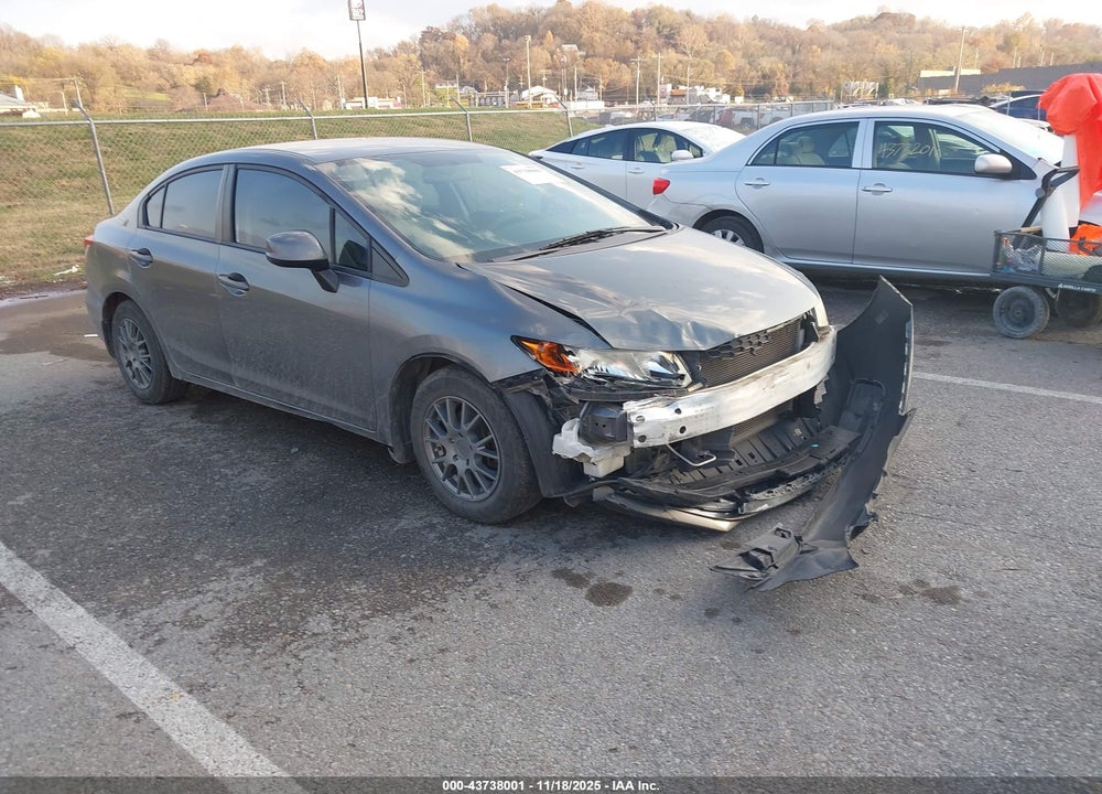 2013 HONDA CIVIC LX VIN: 19XFB2F57DE052838