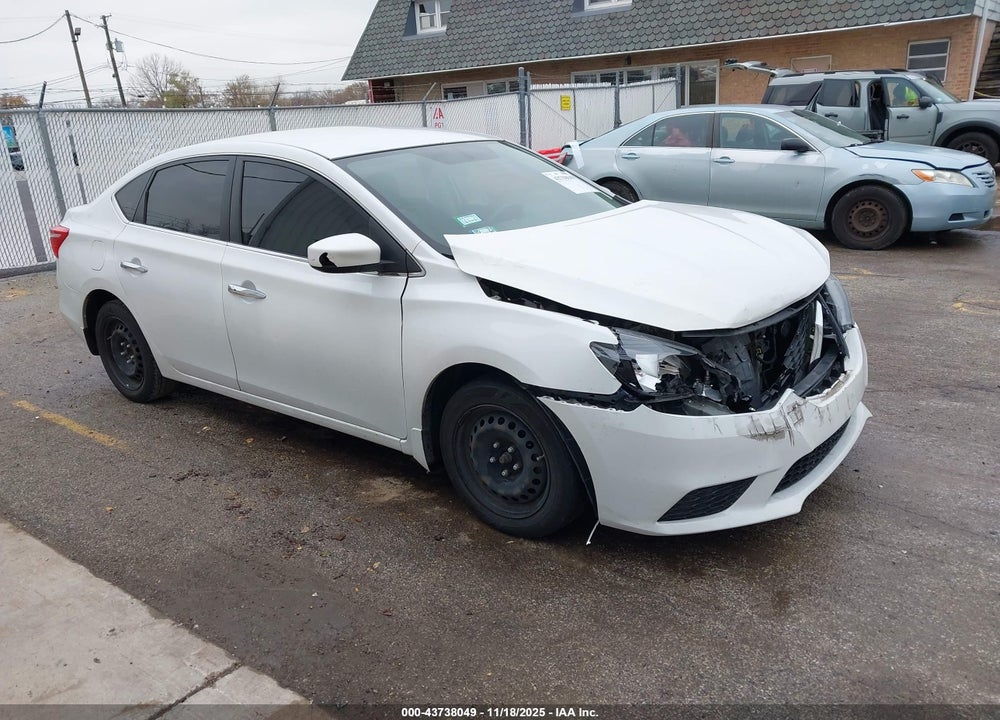 2016 NISSAN SENTRA SV VIN: 3N1AB7APXGY245653