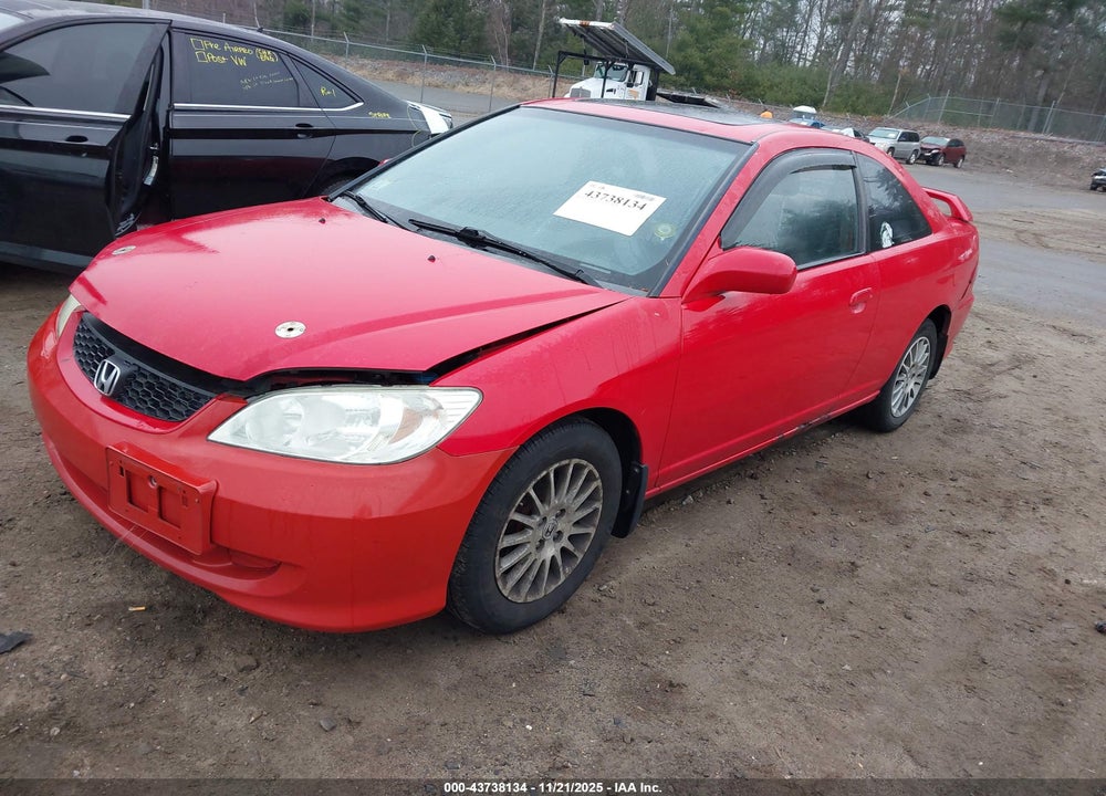 2005 HONDA CIVIC EX VIN: 1HGEM21995L032293