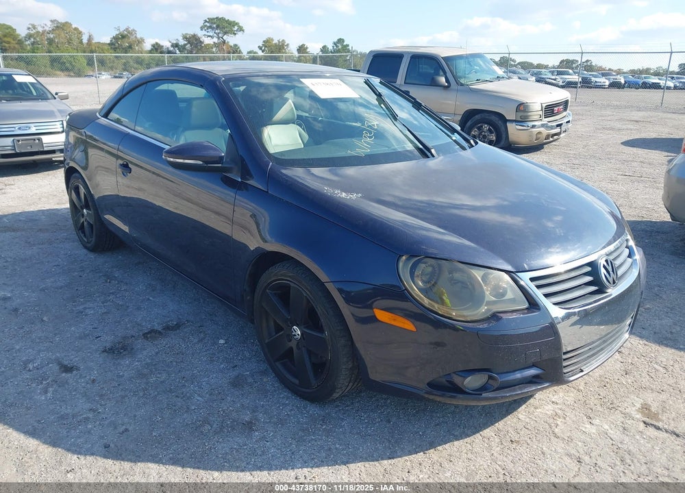 2009 VOLKSWAGEN EOS KOMFORT VIN: WVWBA71F69V006516