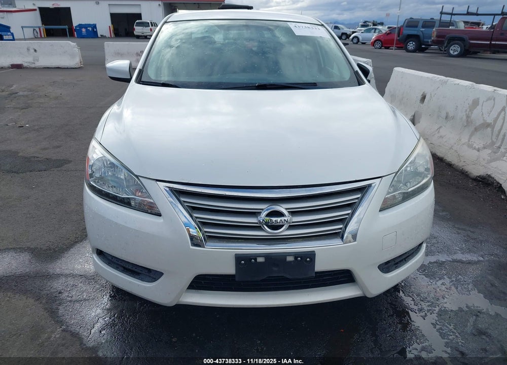 2013 NISSAN SENTRA S VIN: 3N1AB7AP9DL741651