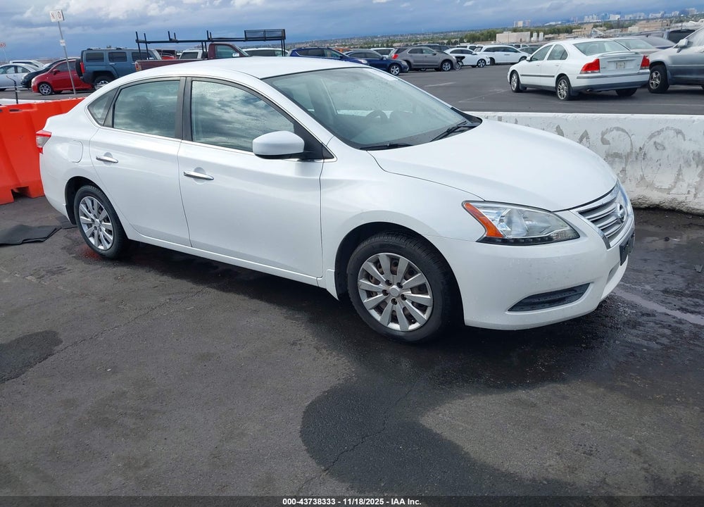 2013 NISSAN SENTRA S VIN: 3N1AB7AP9DL741651