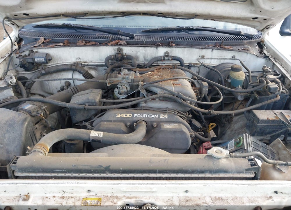 1998 TOYOTA T100 SR5 V6 VIN: JT4TN14D2W0039649
