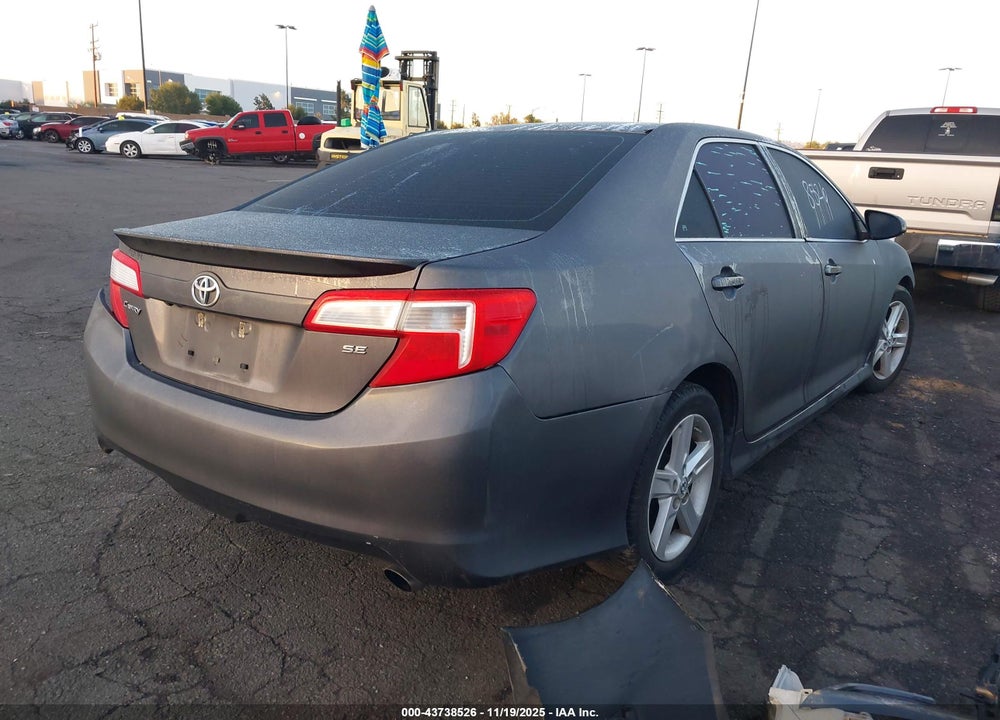 2014 TOYOTA CAMRY SE VIN: 4T1BF1FK5EU807437