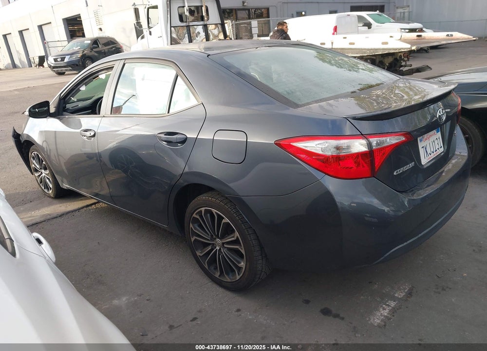 2015 TOYOTA COROLLA S PLUS VIN: 5YFBURHE6FP276442