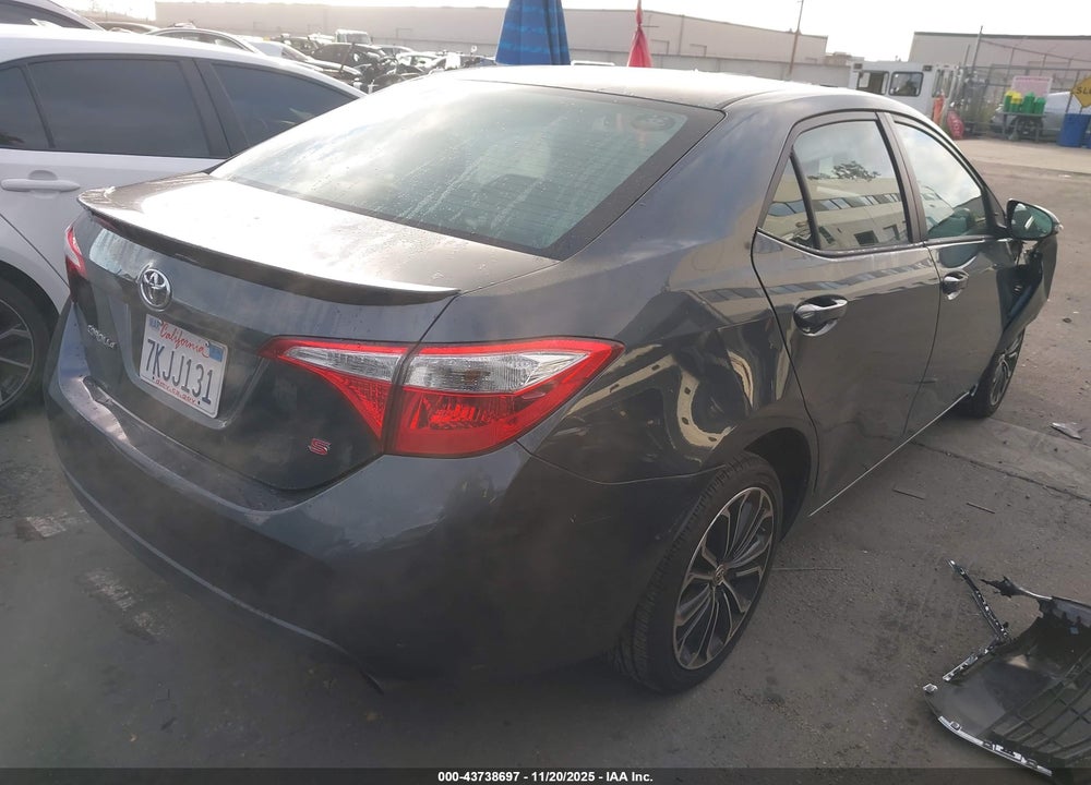 2015 TOYOTA COROLLA S PLUS VIN: 5YFBURHE6FP276442