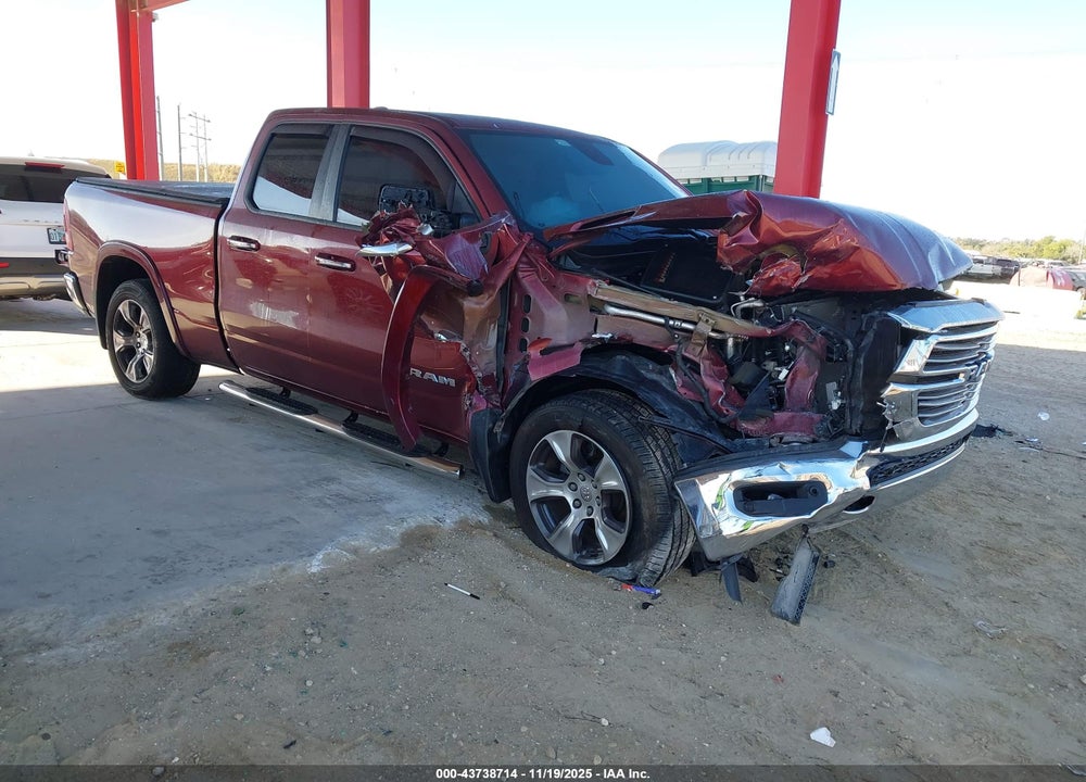 2019 RAM 1500 LAIE  4X4 6'4 BOX VIN: 1C6SRFDT2KN795376