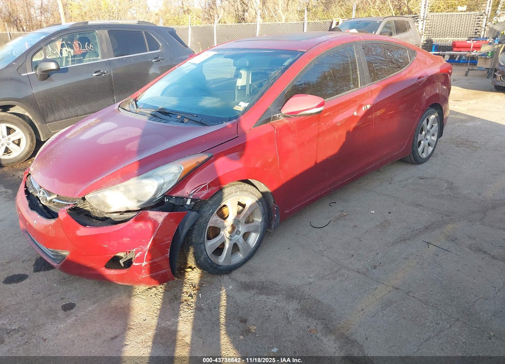 2011 HYUNDAI ELANTRA LIMITED (ULSAN PLANT) VIN: KMHDH4AE4BU141852
