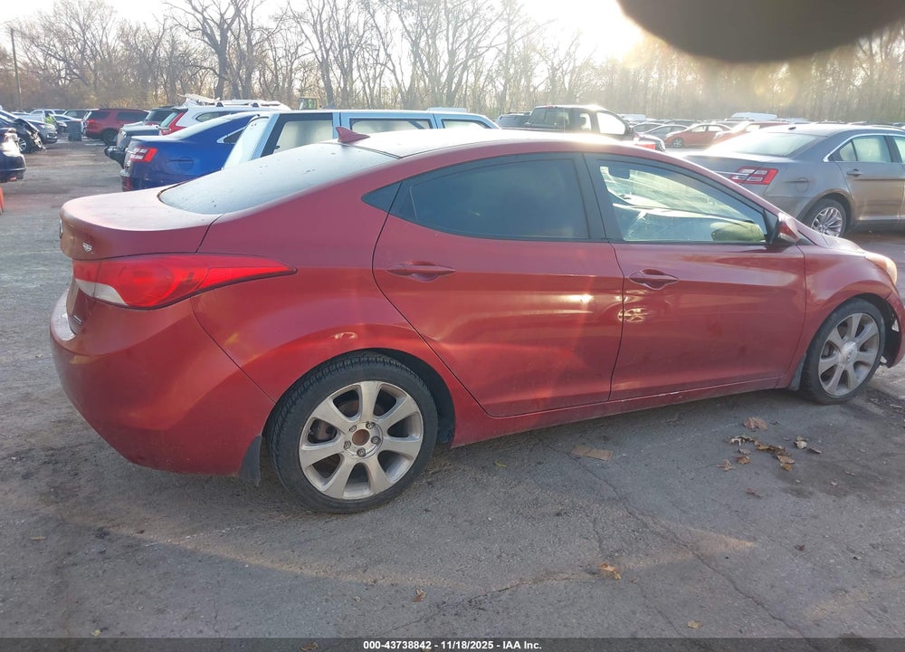 2011 HYUNDAI ELANTRA LIMITED (ULSAN PLANT) VIN: KMHDH4AE4BU141852