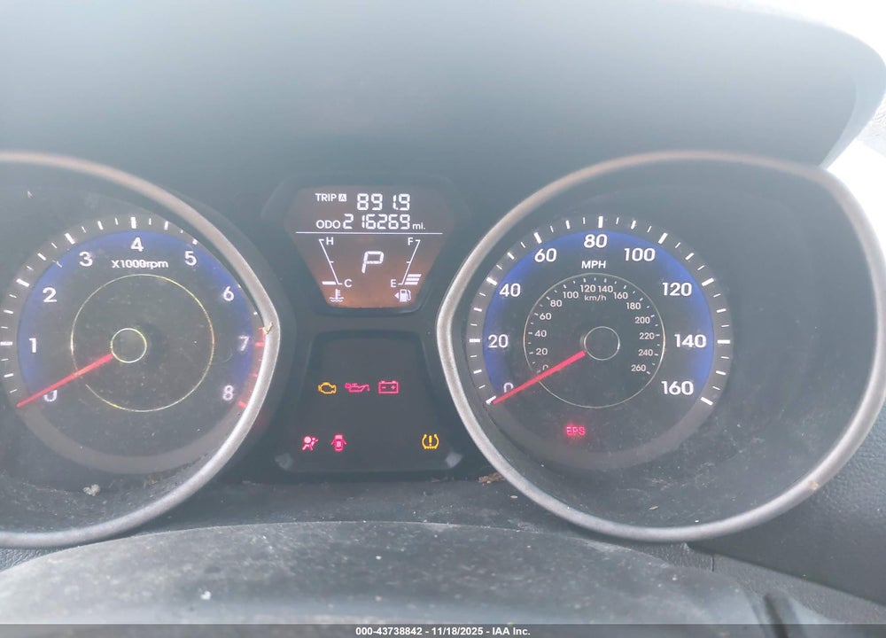 2011 HYUNDAI ELANTRA LIMITED (ULSAN PLANT) VIN: KMHDH4AE4BU141852