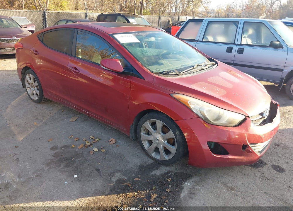 2011 HYUNDAI ELANTRA LIMITED (ULSAN PLANT) VIN: KMHDH4AE4BU141852