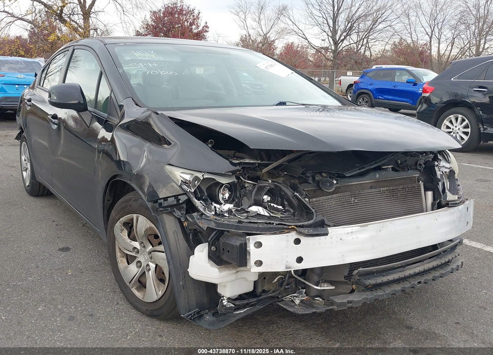 2013 HONDA CIVIC LX VIN: 2HGFB2F57DH553198