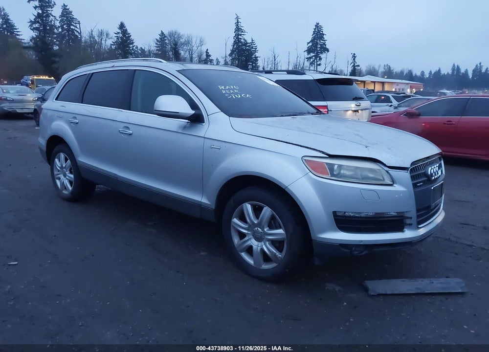 2008 AUDI Q7 3.6 QUATTRO PREMIUM VIN: WA1BY74L68D014529