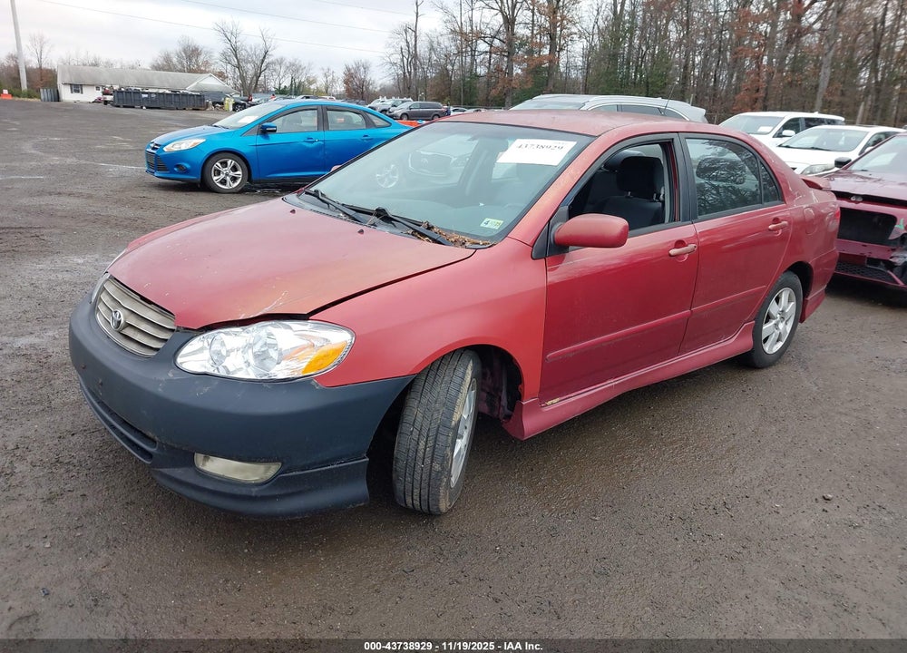 2003 TOYOTA COROLLA S VIN: 2T1BR32EX3C165086