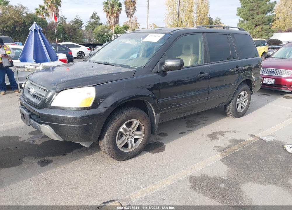 2004 HONDA PILOT EX-L VIN: 2HKYF18654H611585