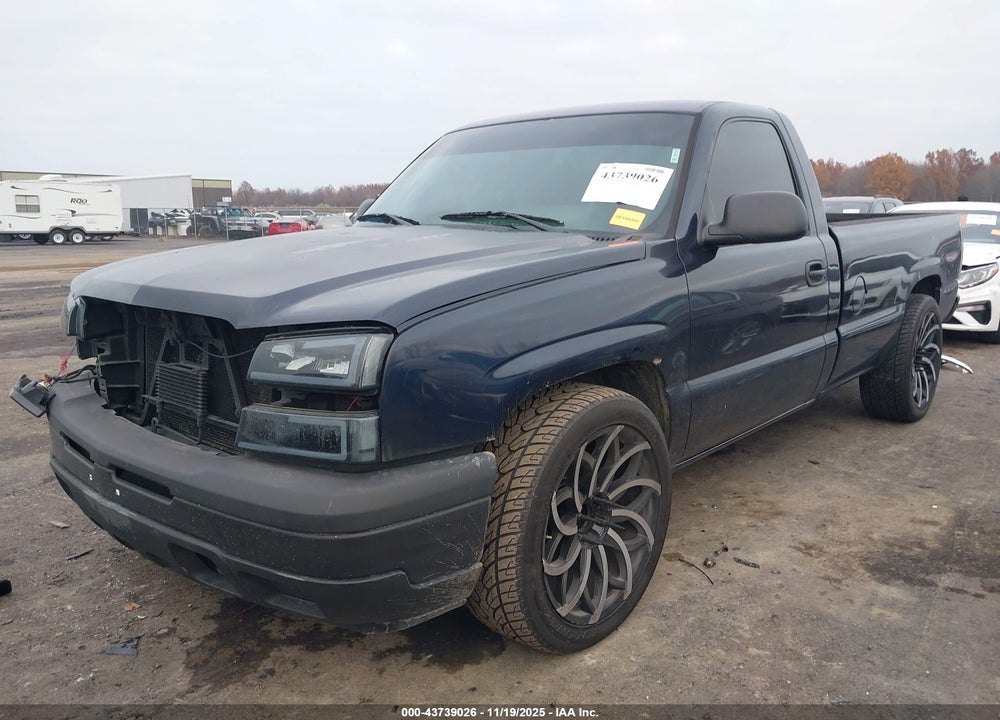 2005 CHEVROLET SILVERADO 1500 WORK TRUCK VIN: 1GCEC14X25Z140323