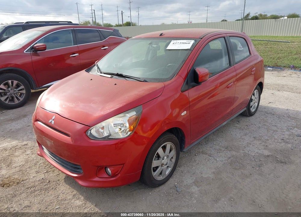 2014 MITSUBISHI MIRAGE ES VIN: ML32A4HJXEH023873