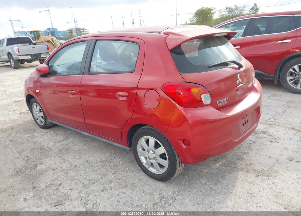 2014 MITSUBISHI MIRAGE ES VIN: ML32A4HJXEH023873
