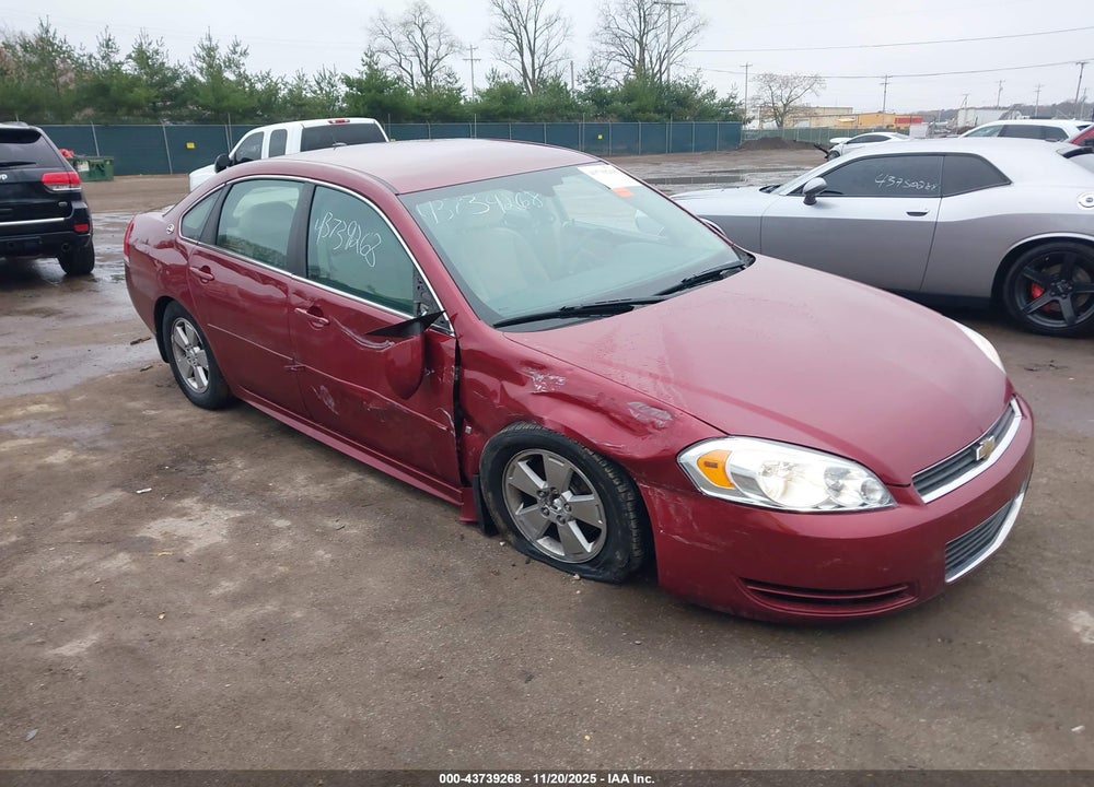 2009 CHEVROLET IMPALA LT VIN: 2G1WT57K991113073