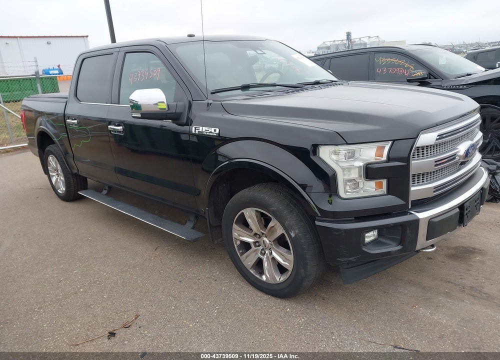 2017 FORD F-150 PLATINUM VIN: 1FTEW1EG8HFB10397