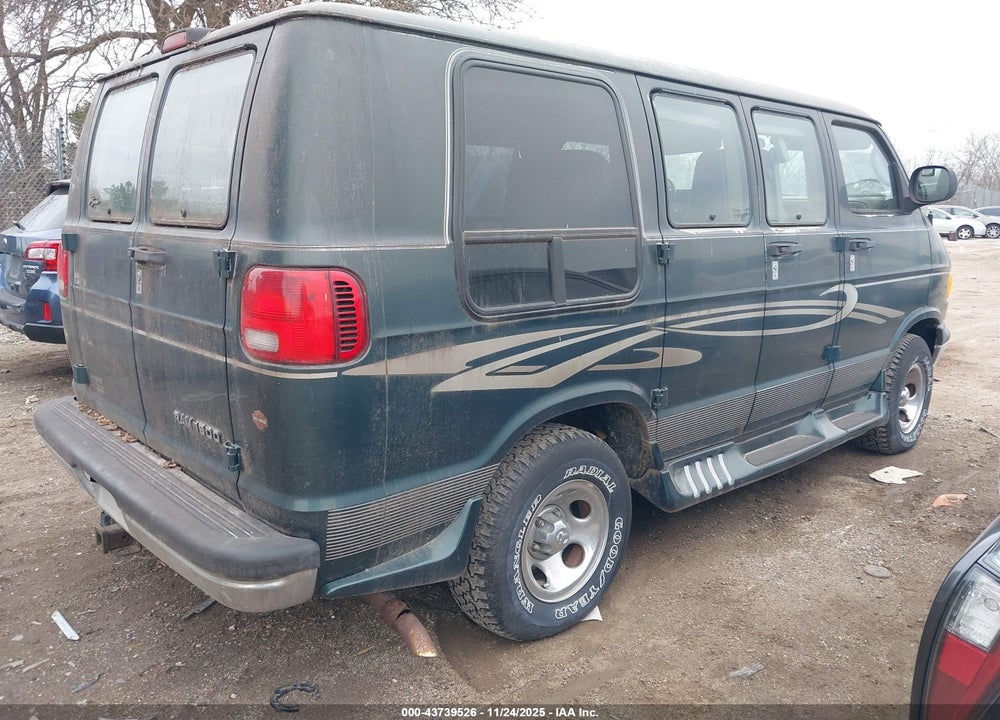 2001 DODGE RAM VAN 1500 CONVERSION VIN: 2B6HB11Y91K550230