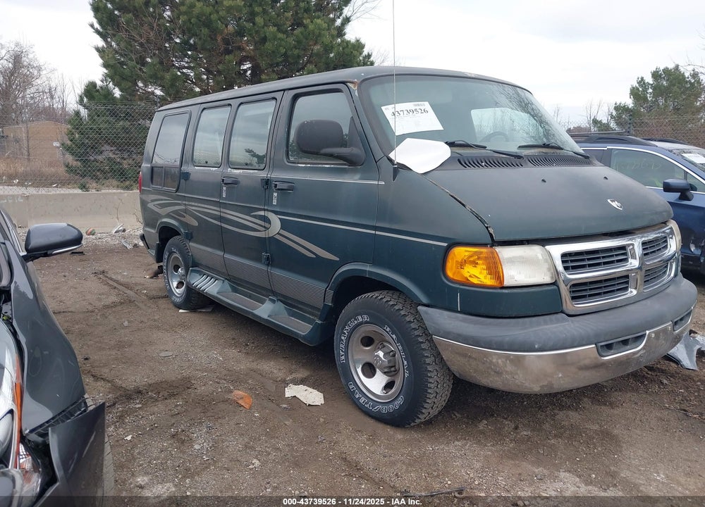 2001 DODGE RAM VAN 1500 CONVERSION VIN: 2B6HB11Y91K550230