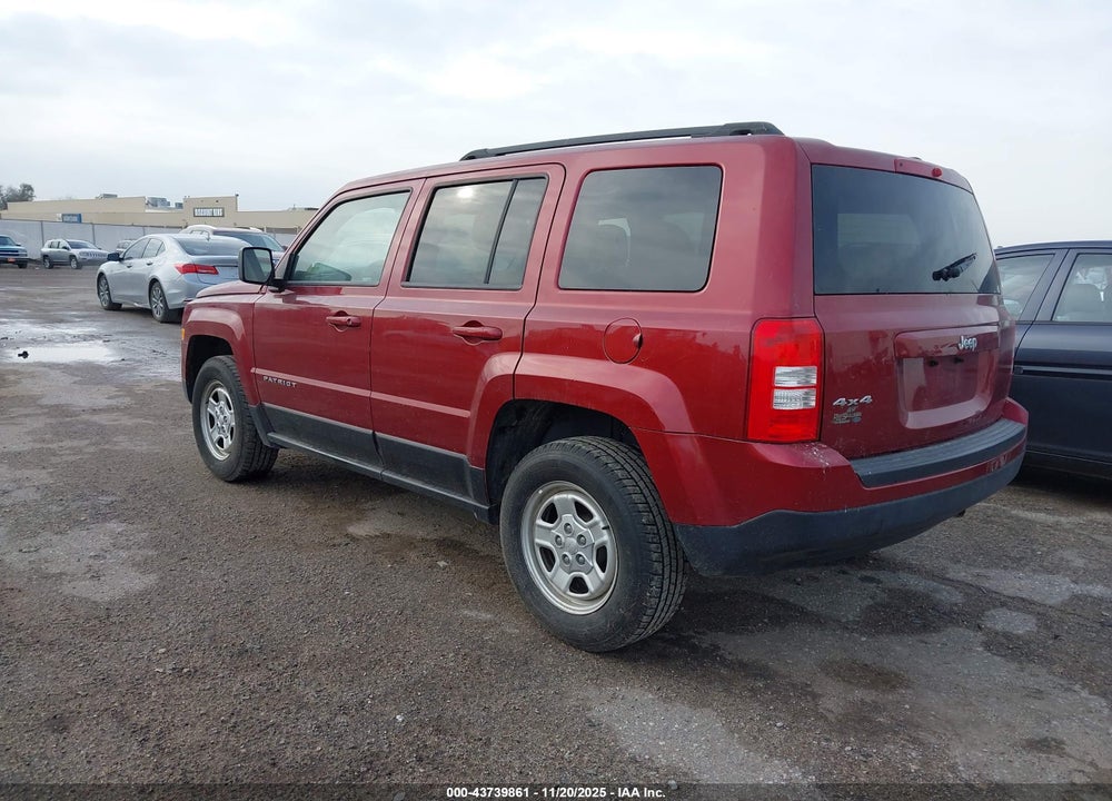 2015 JEEP PATRIOT SPORT VIN: 1C4NJRBB1FD282625