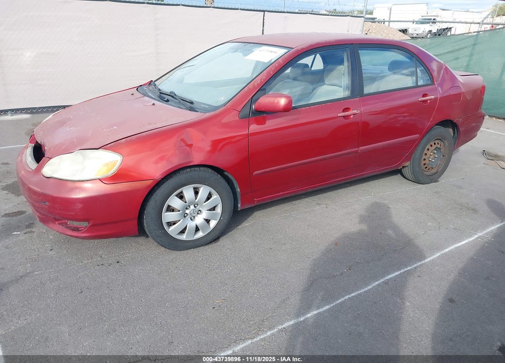 2004 TOYOTA COROLLA LE VIN: 2T1BR32E64C235426