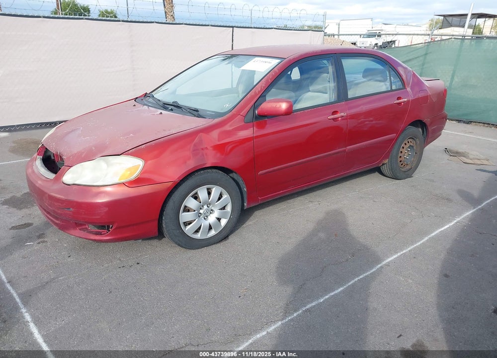 2004 TOYOTA COROLLA LE VIN: 2T1BR32E64C235426