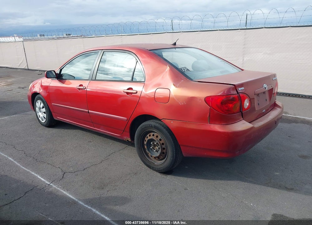2004 TOYOTA COROLLA LE VIN: 2T1BR32E64C235426