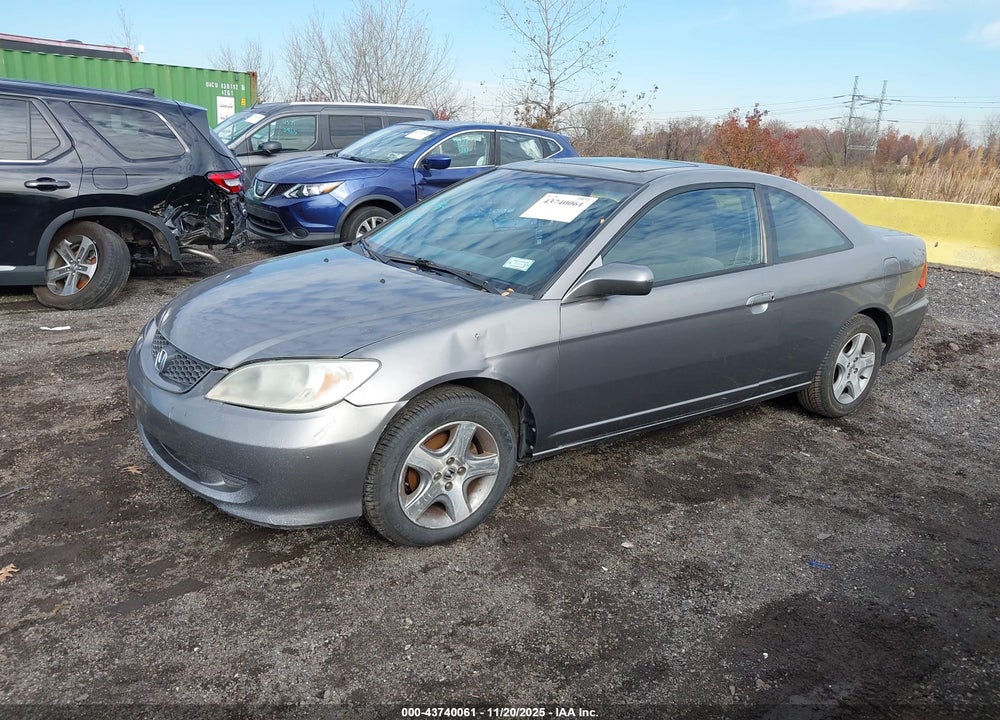 2005 HONDA CIVIC EX VIN: 1HGEM21945L001291