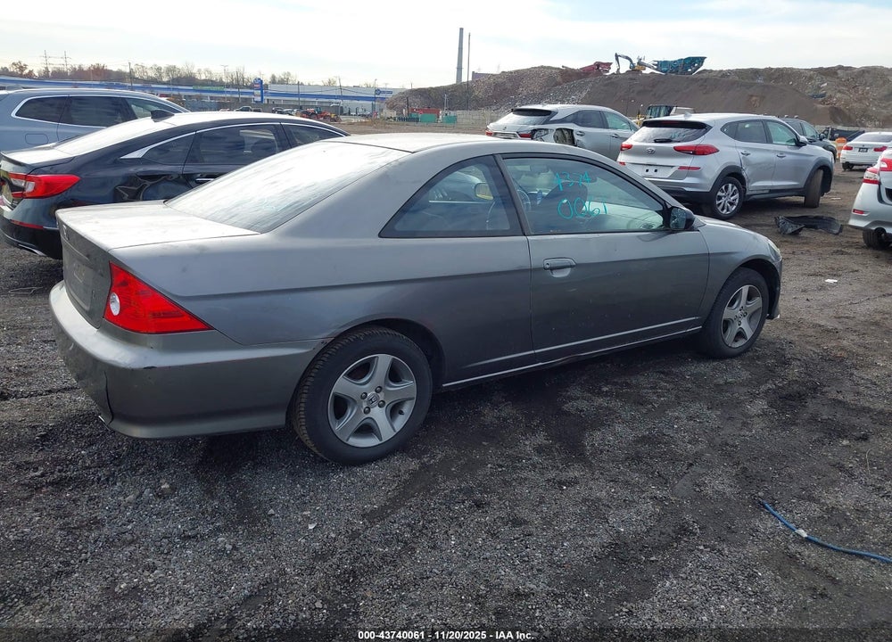 2005 HONDA CIVIC EX VIN: 1HGEM21945L001291