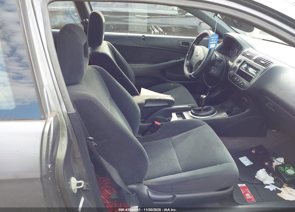 2005 HONDA CIVIC EX VIN: 1HGEM21945L001291