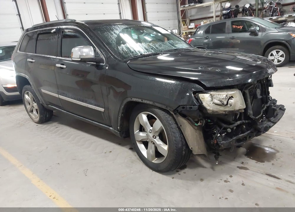 2013 JEEP GRAND CHEROKEE OVERLAND VIN: 1C4RJFCT2DC600388